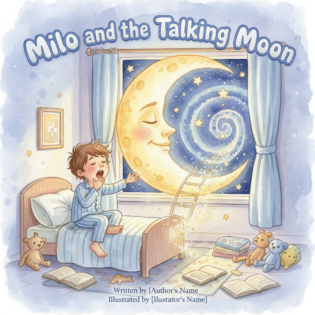Cover image for Milo and the Talking Moon