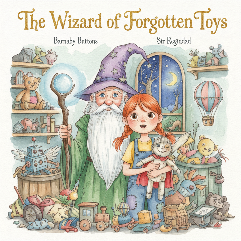 Cover image for The Wizard of Forgotten Toys
