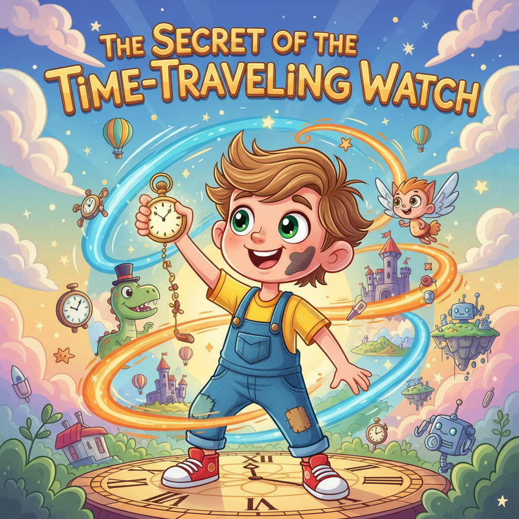 Cover image for The Secret of the Time-Traveling Watch