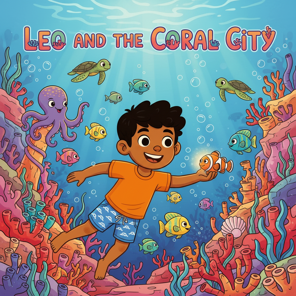 Cover image for Leo and the Coral City
